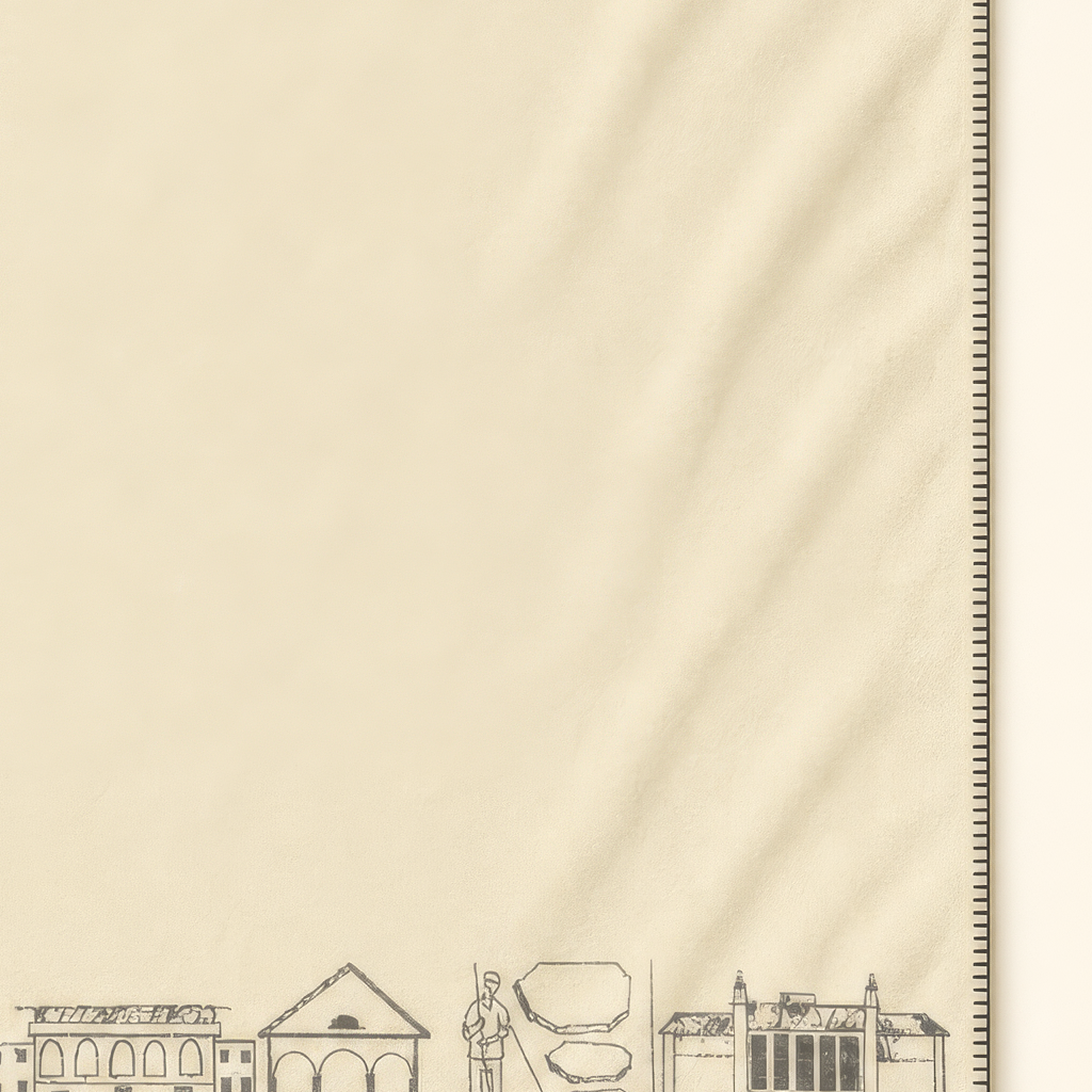 Kolter Decke mit Gießener Stadtmotiven und Gebäuden.