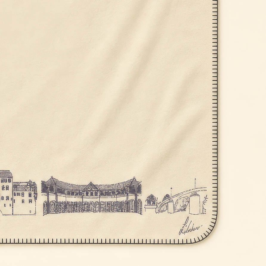 Kolter Decke mit Weilburg Skyline und historischen Gebäuden.