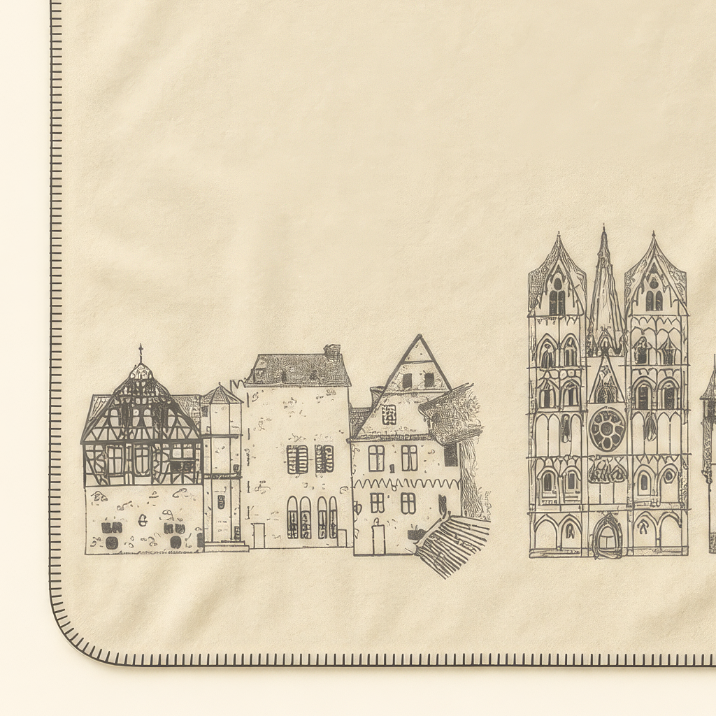 Kolter Decke mit historischen Limburg Gebäuden.