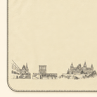 Kolter Decke mit Aschaffenburg Skyline und floralen Elementen.