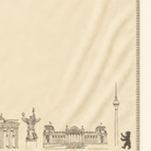 Kolter Decke mit Berliner Wahrzeichen und Symbolen.