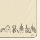 Kolter Decke mit historischen Butzbach-Gebäuden und Portrait.
