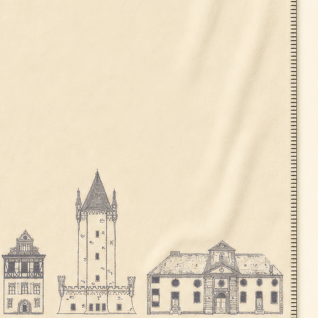 Kolter Decke mit historischen Gebäuden Dillenburgs.