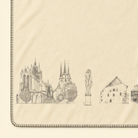 Kolter Decke mit Erfurt Sehenswürdigkeiten und Architektur.