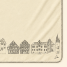 Kolter Decke mit Fachwerkhäuser und historischen Gebäuden.