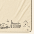 Kolter Decke mit Friedberg Skyline und Bauwerken.