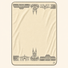 Kolter Decke mit Fulda Skyline Zeichnung.