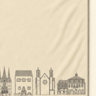 Kolter Decke mit Gelnhausen Stadtmotiven.