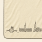 Kolter Decke mit Hamburg Skyline und Gebäuden.