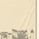 Kolter Decke mit Schloss und historischen Gebäuden.