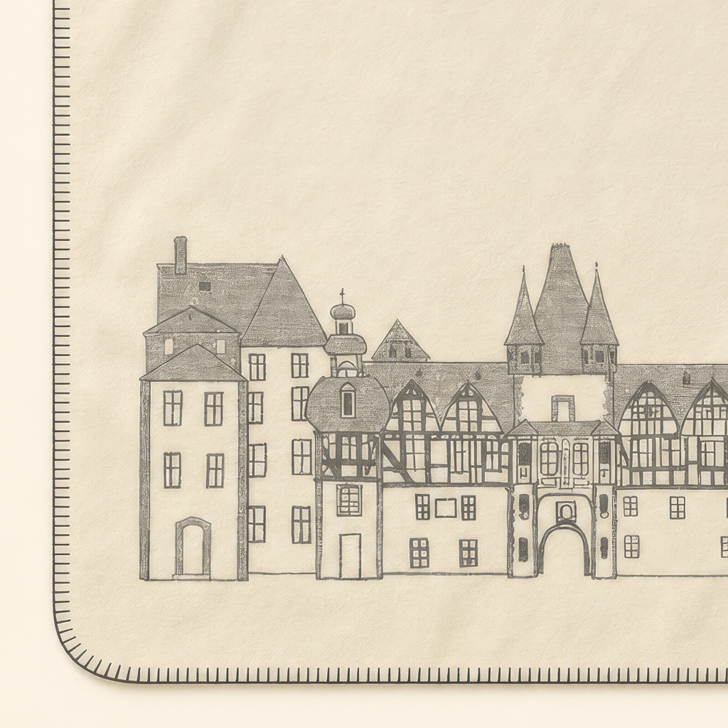 Kolter Decke mit historischer Schlossfassade