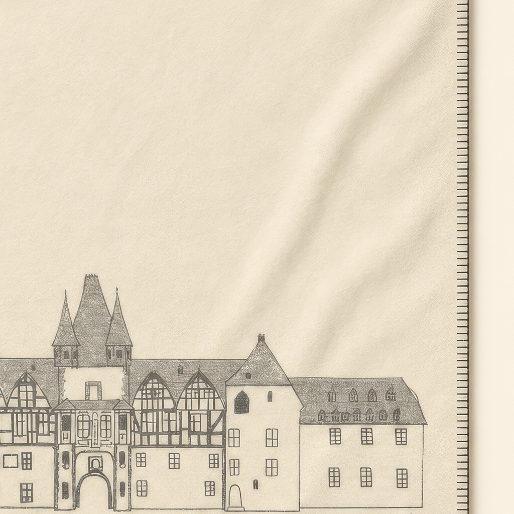 Kolter Decke mit historischer Schlossfassade