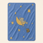 Kolter Decke mit Mond, Sternen und Tier im Flugzeug.