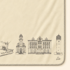 Kolter Decke mit historischen Lauterbach Wahrzeichen und Gebäuden.