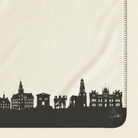 Kolter Decke mit Skyline von Leer in Ostfriesland.