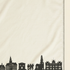 Kolter Decke mit Skyline von Leer in Ostfriesland.