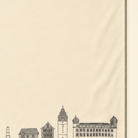 Kolter Decke mit Stadtsilhouette und Gebäuden.