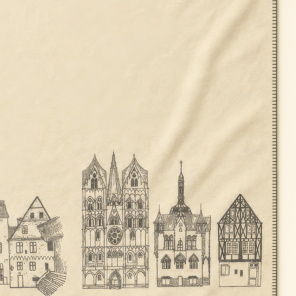 Kolter Decke mit historischen Limburg Gebäuden.