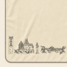 Kolter Decke mit Burg- und Stadtmotiven.