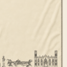 Kolter Decke mit Burg- und Stadtmotiven.