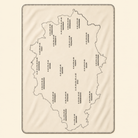 Kolter Decke mit Landkarte und Ortskoordinaten.