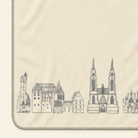Kolter Decke mit Marburg Stadtansicht und historischen Gebäuden.