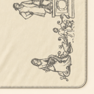 Kolter Decke mit Figuren und floralen Ornamenten.