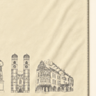 Kolter Decke mit Münchner Wahrzeichen und Symbolen.