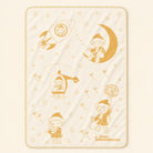 Kolter Decke mit Sandmännchen Mond, Rakete, Hubschrauber und Sternen.