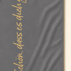 Kolter Decke mit Schriftzug "Schön, dass es dich gibt!"