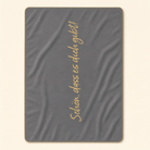 Kolter Decke mit Schriftzug "Schön, dass es dich gibt!"
