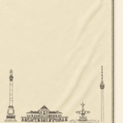 Kolter Decke mit Stuttgarter Wahrzeichen und Bauwerken.