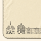 Kolter Decke mit historischen Fachwerkhäusern und Kirche.