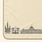 Kolter Decke mit Wiesbaden Skyline und Gebäuden.