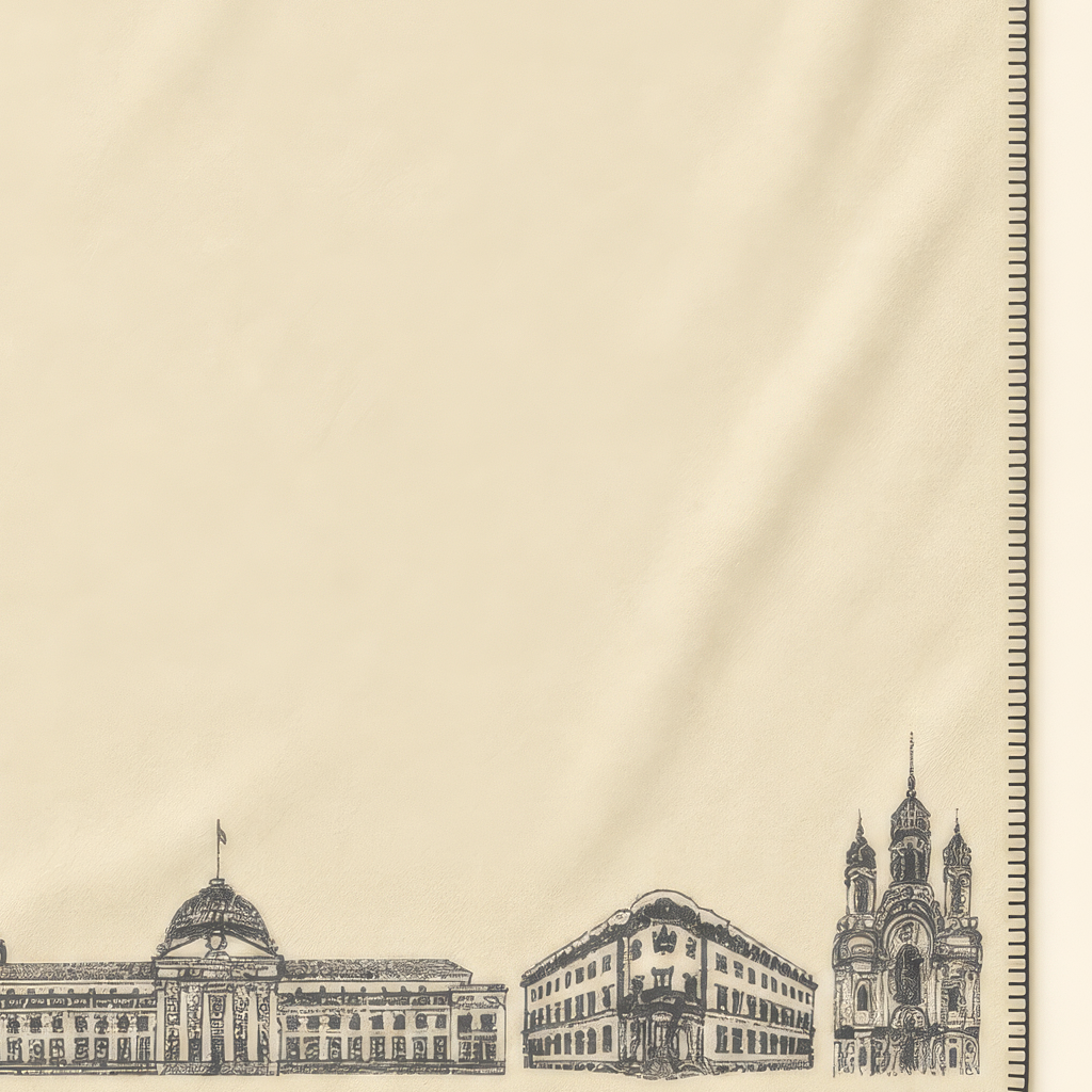 Kolter Decke mit Wiesbaden Skyline und Gebäuden.